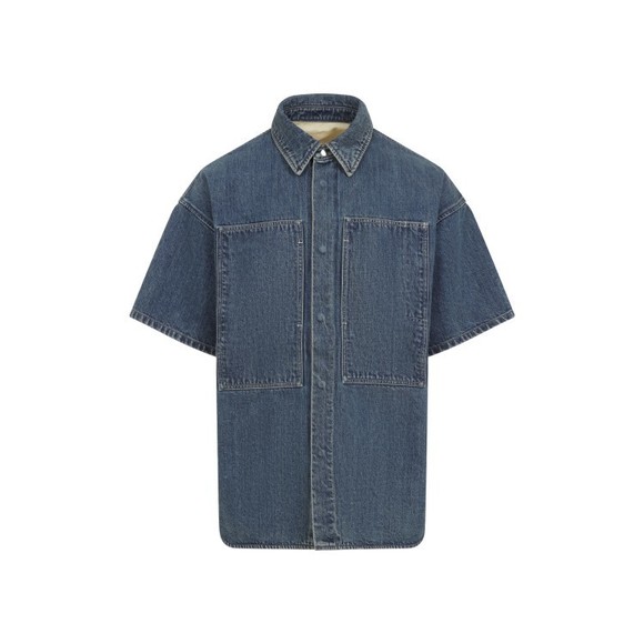 Jil Sander Bleached Blue Denim Shirt - NWT - Picture 1 of 4